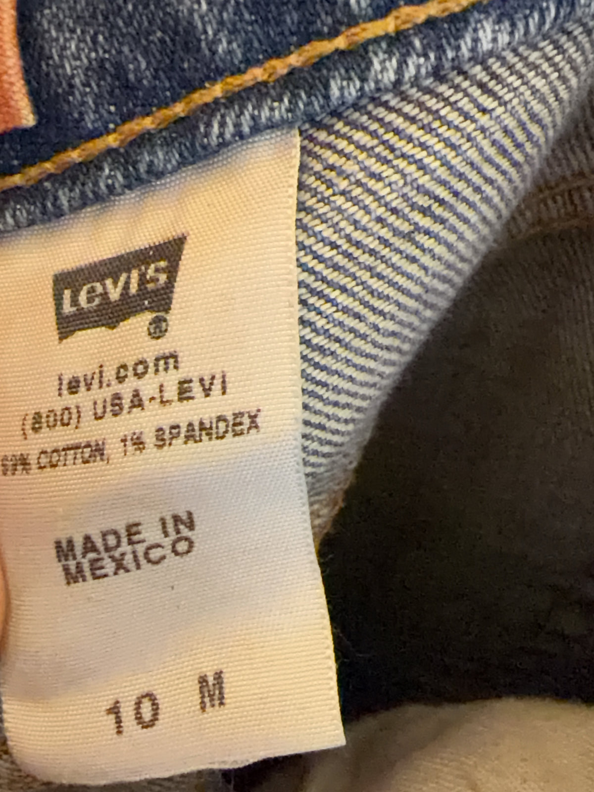 Levi's Blue Bottom Womens 10