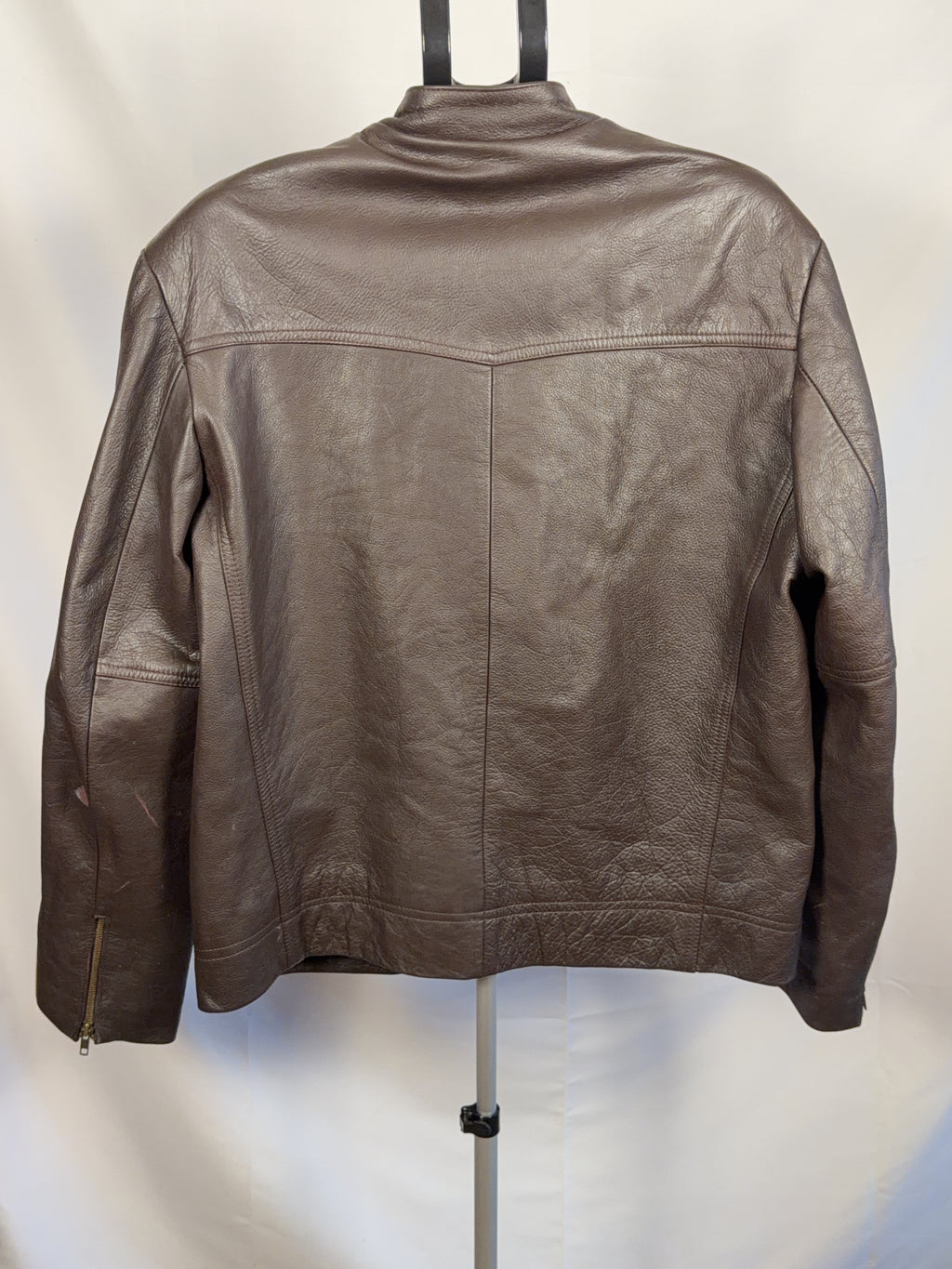 H.l. vintage Brown leatherLeather Jacket XL