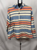 Weird Fish Women's Lana 1/4 Zip Stripe Microfleece Hoodie