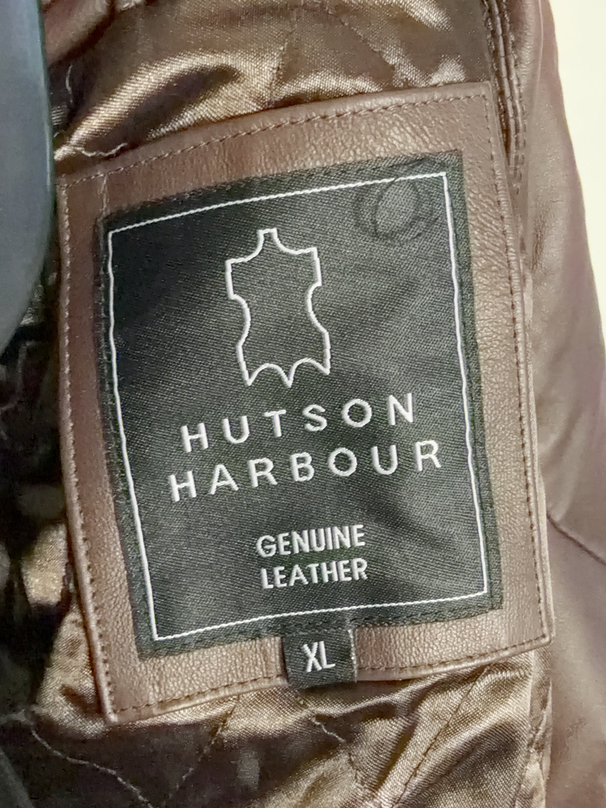 Vintage Hutson Harbour Brown Leather Jacket XL