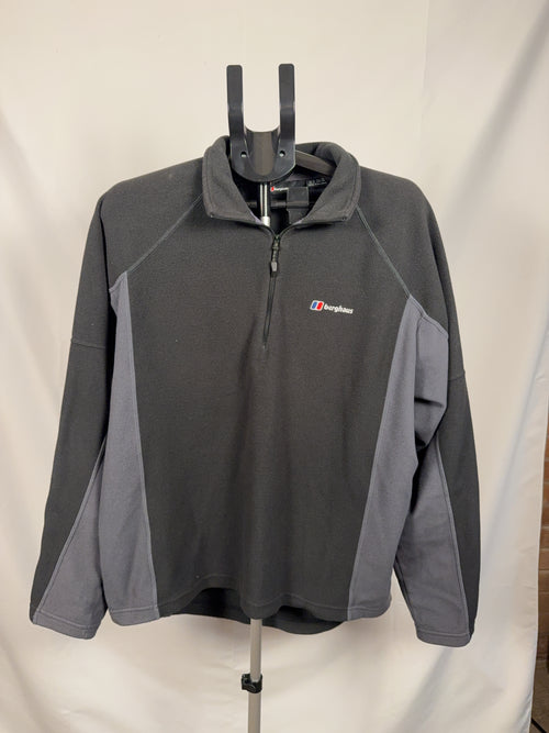 Berghaus grey quarter zip fleece (XL)