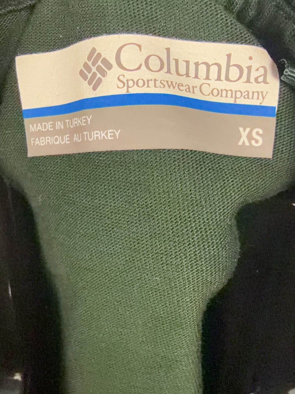 Columbia Green Top xs