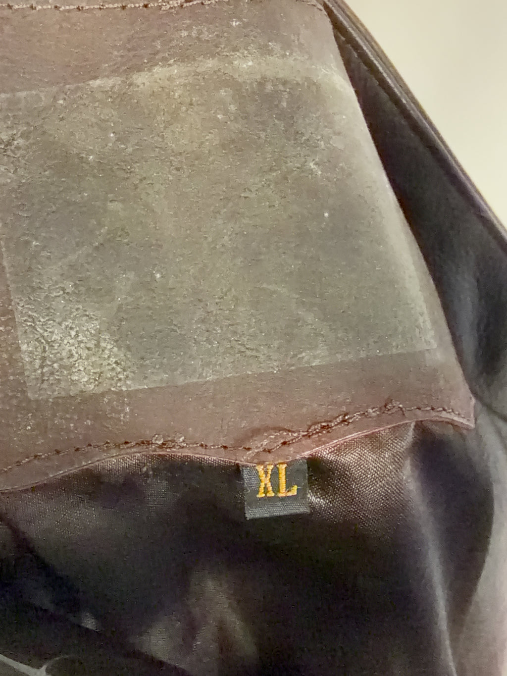H.l. vintage Brown leatherLeather Jacket XL