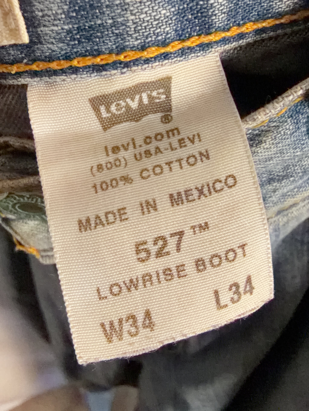 Levi Strauss & Co. Blue Bottom W34 L34