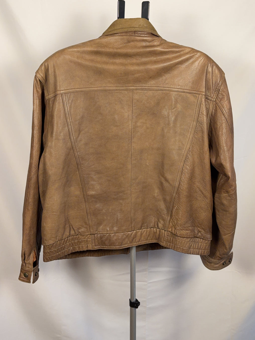 vintage Spencer Brown Leather Jacket 44