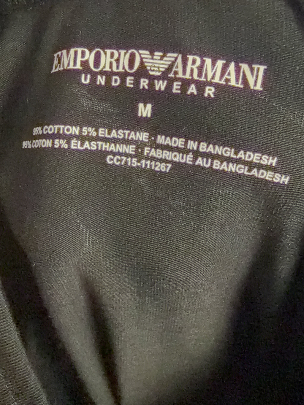 Emporio Armani Black Top M