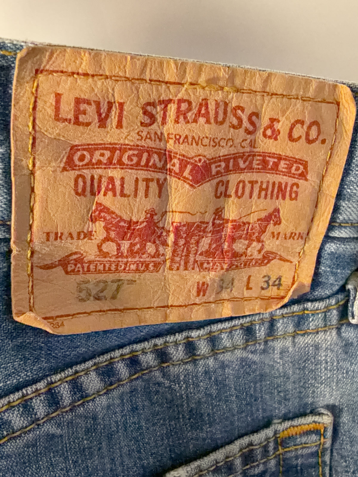 Levi Strauss & Co. Blue Bottom W34 L34